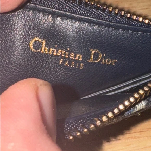 Dior oblique saddle Monogram Key Holder change purse charm - Picture 9 of 11